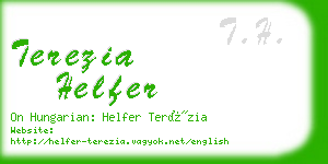 terezia helfer business card